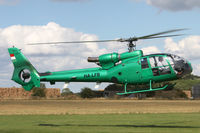 HA-LFB @ EGBR - Aerospatiale SA-341G Gazelle at Breighton Airfield's Summer Madness and All Comers Fly-In. August 22nd 2010. - by Malcolm Clarke