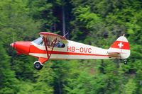 HB-OVC @ LSMM - This year's Nostalgieflugtag saw many aircrafts arriving for the ILS Sternflug 2017 on the normally military used airfield of Meiringen LSMM - by Grimmi