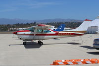 N5544S @ CMA - 1980 Cessna T182RG TURBO SKYLANE, Lycoming O-540-L3C5D Turbocharged 235 Hp, at AOPA FLY-IN - by Doug Robertson
