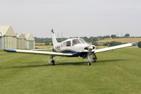 G-BBDE @ X5FB - Piper PA-28R-200-2 Cherokee Arrow II at Fishburn Airfield UK. July 12th 2014. - by Malcolm Clarke
