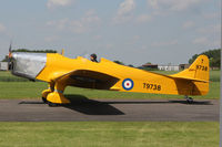 G-AKAT @ EGBR - Miles M14A Hawk Trainer 3 at Breighton Airfield's Open Cockpit & Biplane Fly-In. June 1st 2014. - by Malcolm Clarke