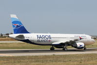 OY-RCJ @ LMML - A320 OY-RCJ Atlantic Airways - by Raymond Zammit