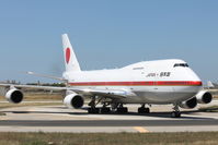 20-1101 @ LMML - B747-400 20-1101 Japan Air Self Defence Force - by Raymond Zammit