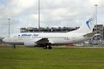 YR-AMD @ EGGW - At Luton Airport with Blue Air - by Terry Fletcher