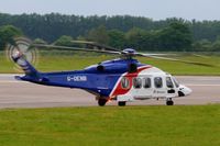 G-OENB @ EGSH - Leaving for air test as Bristow 84B. - by keithnewsome