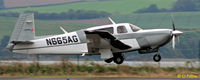 N665AG @ EGPN - Landing at Dundee EGPN - by Clive Pattle