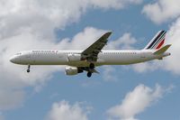 F-GTAP @ LFBD - Airbus A321-211, On final rwy 23, Bordeaux-Mérignac airport (LFBD-BOD) - by Yves-Q