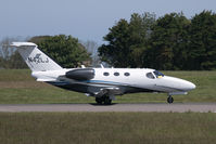 N42LJ @ EGJB - Rolling out after arrival in Guernsey - by alanh