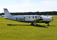 G-JAFS @ EGLM - Piper PA-32R-301 Saratoga II HP at White Waltham. Ex OY-OMG - by moxy