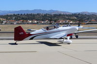 N33DU @ CMA - 2006 Unruh HARMON ROCKET II Bakersfield Bunch, Lycoming O-540 250 Hp, glass panel, taxi at AOPA FLY-IN - by Doug Robertson