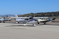 N2462P @ CMA - 2005 Cessna 182T SKYLANE, Continental IO-540-AB1A5 230 Hp, taxi at AOPA FLY-IN - by Doug Robertson