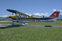 HB-CRL @ LFLI - the highest mountain in Europe to the left in the background - by sparrow9