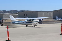 N3106U @ CMA - 1962 Cessna 182F SKYLANE, Continental O-470-L or-R, 230 Hp, taxi at AOPA FLY-IN - by Doug Robertson