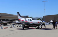 N961GG @ CMA - 2016 DAHER SOCATA TBM 700, one P&W(C)PT-66D flat rated at 850 sHp, 5 blade CS prop, winglets, at AOPA FLY-IN - by Doug Robertson