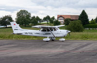 HB-TEB @ LSGE - At Ecuvillens/LSGE - by sparrow9