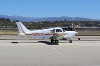 N91630 @ CMA - Piper PA-161 WARRIOR, Lycoming O-320, at AOPA FLY-IN, taxi - by Doug Robertson
