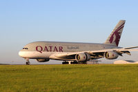 A7-APA @ LFPG - CDG landing