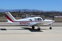 N7623J @ CMA - 1968 Piper PA-28R-180 ARROW 180, Lycoming IO-360-B1E 180 Hp, taxi at AOPA FLY-IN - by Doug Robertson