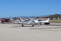 N7623J @ CMA - 1968 Piper PA-28R-180 ARROW 180, Lycoming IO-360-B1E 180 Hp, taxi to AOPA FLY-IN - by Doug Robertson
