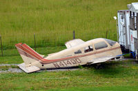 N41400 - Aircraft located along side road outside Lancaster, KY