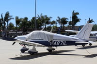 N4871L @ CMA - 1967 Piper PA-28-180 CHEROKEE 180, Lycoming O-360-A3A  180 Hp - by Doug Robertson