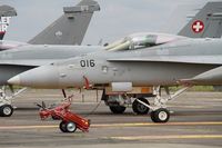 J-5016 @ LFBD - Swiss Air Force McDonnell Douglas FA-18C Hornet, Flight line, Bordeaux-Mérignac airport Air Base (LFBD-BOD) Open day 2017 - by Yves-Q