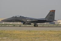 87-0170 @ KBOI - Take off roll on RWY 10R.  389th Fighter Sq. Thunderbolts, 366th Fighter Wing, Mountain Home AFB, Idaho.
