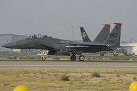 91-0333 @ KBOI - Starting take off roll on RWY 10R.  391st Fighter Sq.“Bold Tigers”, 366th Fighter Wing, Mountain Home AFB, Idaho. - by Gerald Howard