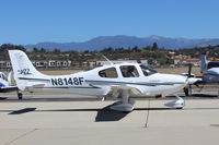 N8148F @ CMA - 2003 Cirrus SR22, Continental IO-550-N 310 Hp, taxi to overflow parking area, at AOPA FLY-IN - by Doug Robertson