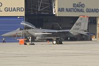 87-0202 @ KBOI - 389TH Fighter Sq Thunderbolts, 366th Fighter Wing, Mountain Home AFB, Idaho. - by Gerald Howard