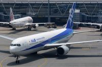 JA612A @ VHHH - ANA B763 - by FerryPNL