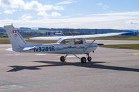 N3281R @ LSZG - At Grenchen airport. US registered C 152 are rare over here. - by sparrow9