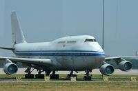 B-2471 @ ZBAA - Air China B744 stored in PEK with registration and all markings erased. - by FerryPNL