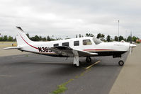 N385HP @ KRHV - Toneman Aircraft Corp. (Lancaster, CA) 2007 Piper Saratoga parked on the transient ramp at Reid Hillview Airport, San Jose, CA. - by Chris Leipelt