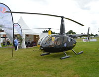 N44829 @ EGTB - Robinson R66 at Wycombe Air Park - by moxy