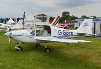 G-SGFE @ EGTB - Liberty Aerospace Inc Liberty XL-2 at AeroExpo 2017, Wycombe Air Park. Ex M-OLAR - by moxy