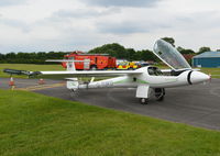 G-TUKU @ EGTB - Stemme S-10VT at AeroExpo 2017 at Wycombe Air Park. Ex D-KUKU - by moxy