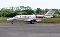 9H-ZRH @ EGFH - Visiting CJ2+ operated by Helispirit SA. Previously D-IFIS. - by Roger Winser