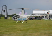EW-320LH @ EGTB - Robinson R44 Raven 1 at AeroExpo 2017, Wycombe Air Park. - by moxy