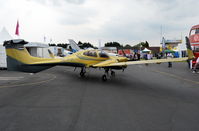 OE-FVI @ EGTB - Diamond DA-42NG Twinstar at AeroExpo 2017, Wycombe Air Park. - by moxy