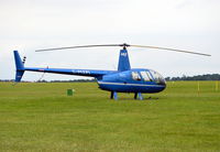 G-MXPI @ EGTB - Robinson R44 Raven II at Wycombe Air Park. - by moxy