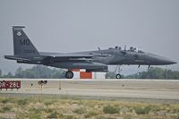 05-0024 @ KBOI - on RWY 10R for take off.  428th Fighter Sq. Buccaneers, Royal Singapore Air Force. - by Gerald Howard