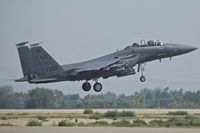91-0300 @ KBOI - Landing RWY 10R.  366th Fighter Wing, Mountain Home AFB, Idaho. - by Gerald Howard