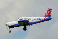 G-AXWZ @ EGSH - Arriving in heat haze. - by keithnewsome