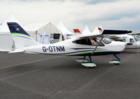 G-OTNM @ EGTB - Costruzioni Aeronautiche Tecnam SRL P2008-JC at AeroExpo 2017, Wycombe Air Park. - by moxy