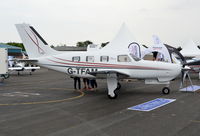 G-TFAM @ EGTB - Piper PA-46R-350T Malibu Matrix at AeroExpo 2017, Wycombe Air Park. - by moxy