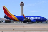 N743SW @ KBOI - Take off roll on RWY 28R. - by Gerald Howard