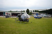 G-CHOP @ EGTB - Westland 47G-3B-1 at Wycombe Air Park. - by moxy