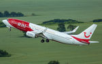 D-ATUZ @ EDDR - departure to Kos via RW27 - by Friedrich Becker