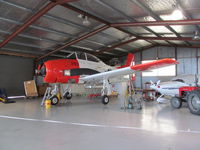 ZK-TGN @ NZAR - still under repair following u/c collapse - by magnaman